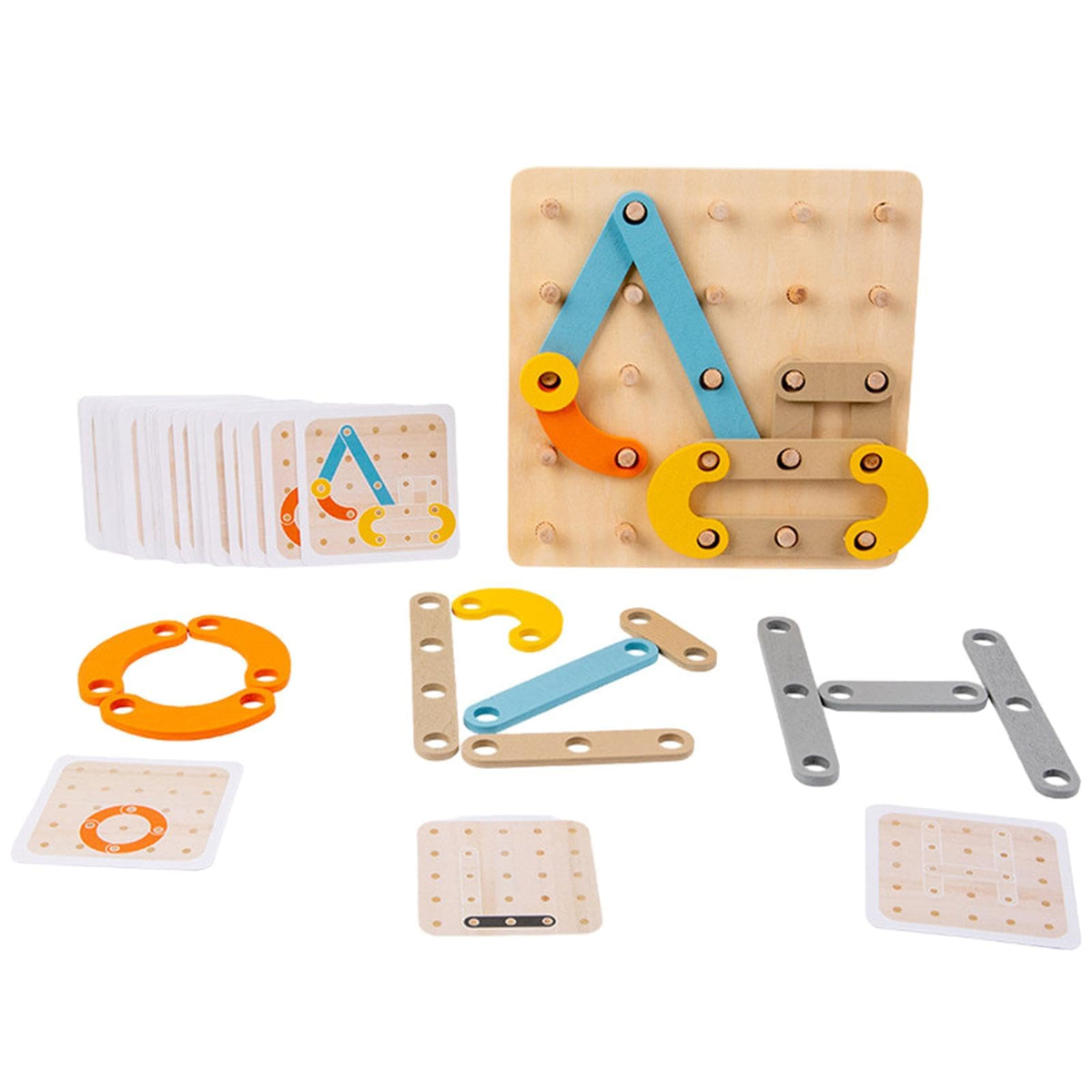 Calandis Wooden Shape Sorting Puzzle Kids Puzzle For Early Learning Girls Kids 46 | Wooden & Handcrafted Toys | Preschool Toys 