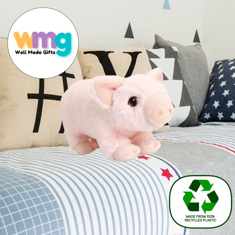 Deluxe Paws 100% Recycled Plush Eco Toys (Pig)