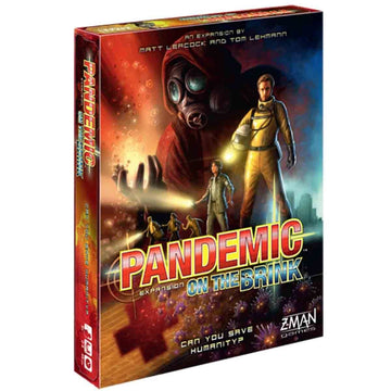 Z-Man Games Pandemic on the Brink Expansion - Cooperative Strategy Game for 2-5 Players, Ages 8+, Cardboard, Red, Model ZM7111