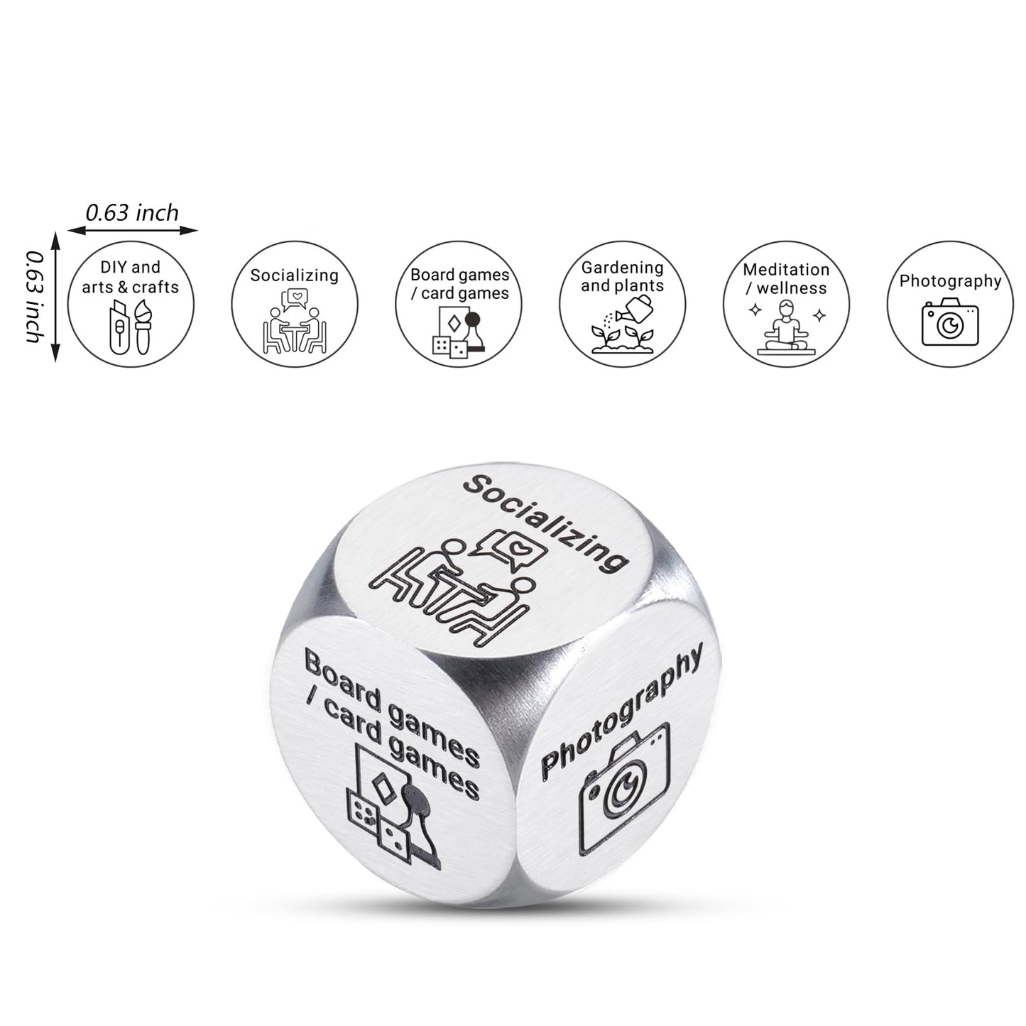 Easter Basket Stuffers for Teens Valentines Day Gifts for Him Her Decision Dice Decider Gifts for Boyfriend Girlfriend Husband W