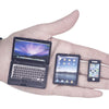 Dollhouse Decoration Miniature Accessories Dollhouse Computer Laptop Tablet Phone Simulation Accessories For Doll 1/6 1/12 Miniatures Play Set - 3 Pcs (3 Laptop-Black)