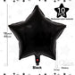 Orange Star Balloons 18 Inch, 10 Pcs Orange Star Shaped Mylar Helium Foil Metallic Balloon For Birthday Party Decorations Baby S