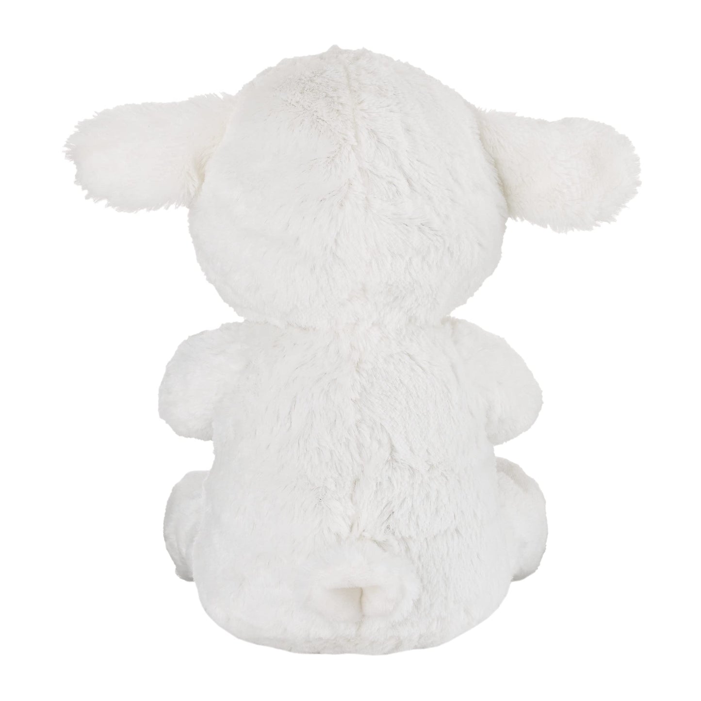 Little Love By Nojo Baptism White Plush Lamb With Praying Hands And Embroidered Cross