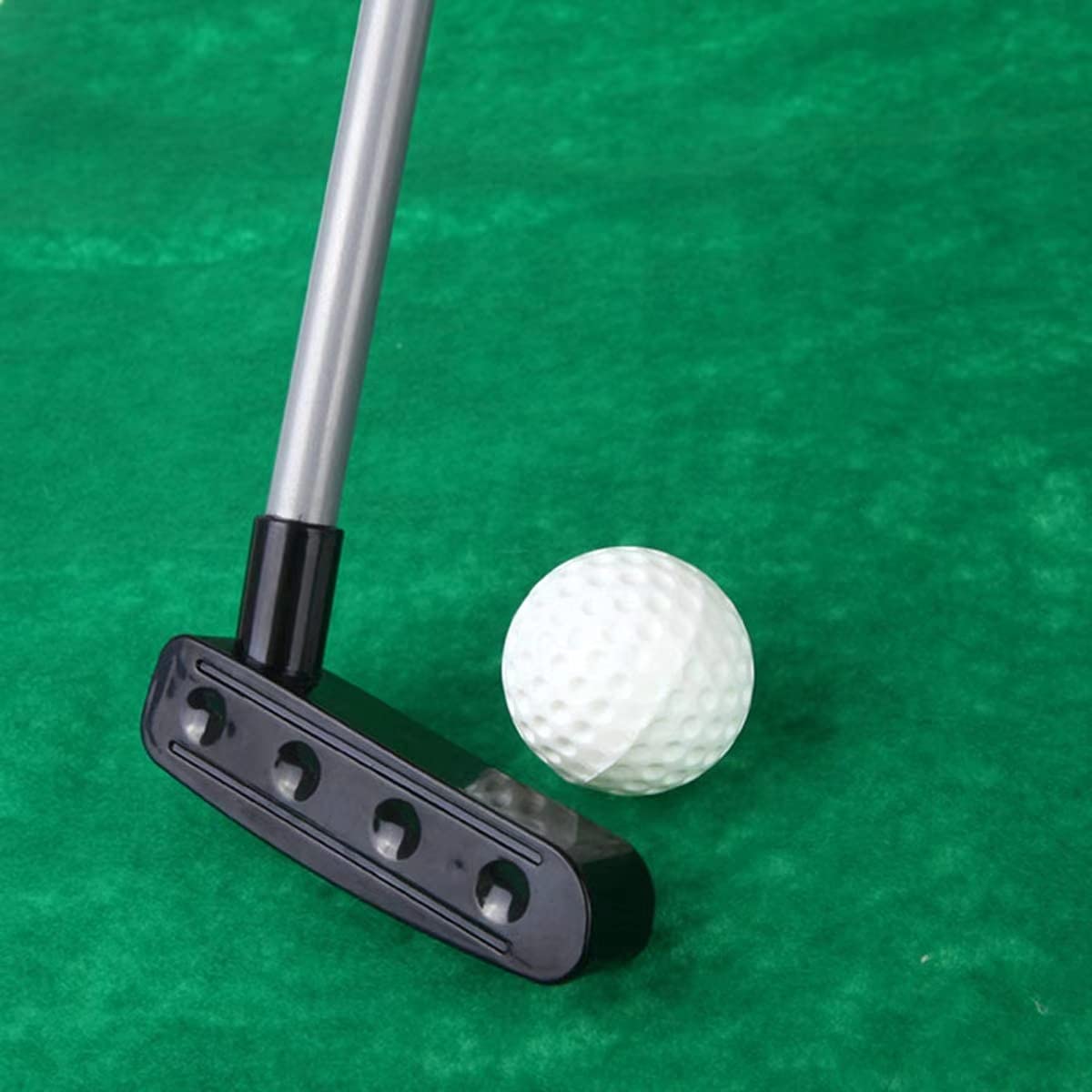 Goodlysports Toilet Golf Game- Practice Mini Golf In Any Restroom/Bathroom - Great Toilet Time, Funny White Elephant Gag Gifts For Golfer, Useful White Elephant Gift Ideas, Golf Gifts For Men.