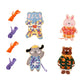 ZOOMELLA Wooden Animal Lacing Toy Learning Sewing Educational For Kids Children Gifts Animals