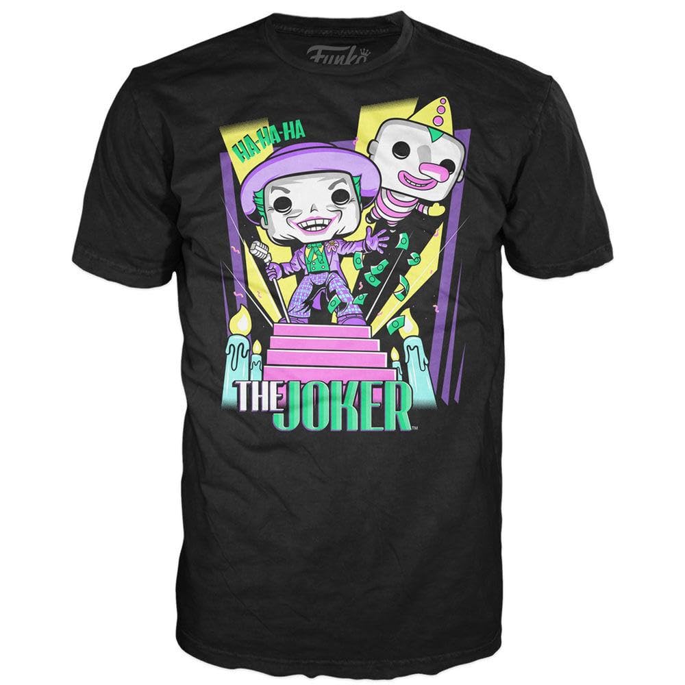 Dc Comics Funko Pop! & Tee Box Batman 89 Joker With Speaker Size M Shirts