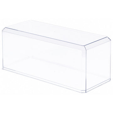 Pioneer Plastics 355C Clear Plastic Display Case For 1:18 Scale Cars, 13'' W X 5.5'' D X 5'' H (Mailer Box), Pack Of 4