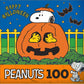 RoseArt Peanuts Happy Halloween 100-Piece Jigsaw Puzzle for Kids & Adults - Multi-Colored, Model 8674ZZB, Paper Material
