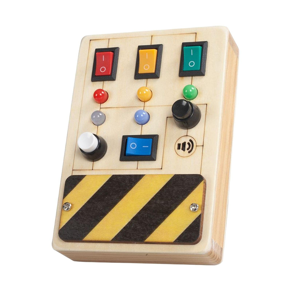 JAZZY PEARLS LED Switch Board Activities Travel Toys for Interaction Exercise Teaching Speaker|Toys & Hobbies | Educational|1 Mo