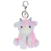 Apricot Lamb Cute Toys Plush Black Dragon Dinosaur Stuffed Animal Soft Keychain For Kids Bag, Purse, Backpack, Handbag (Black Dragon，3.9 Inches)