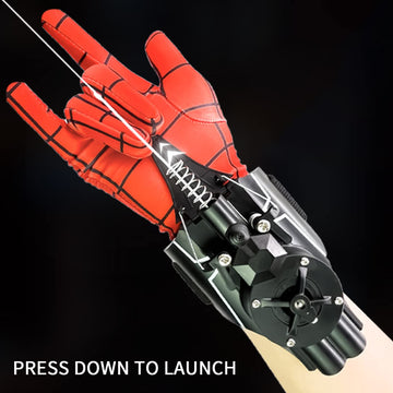 Qhjiu Spider Web Shooter, Real Web Slinger That Actually Shoots For Kids, Cool Toy Things For Superhero Fans