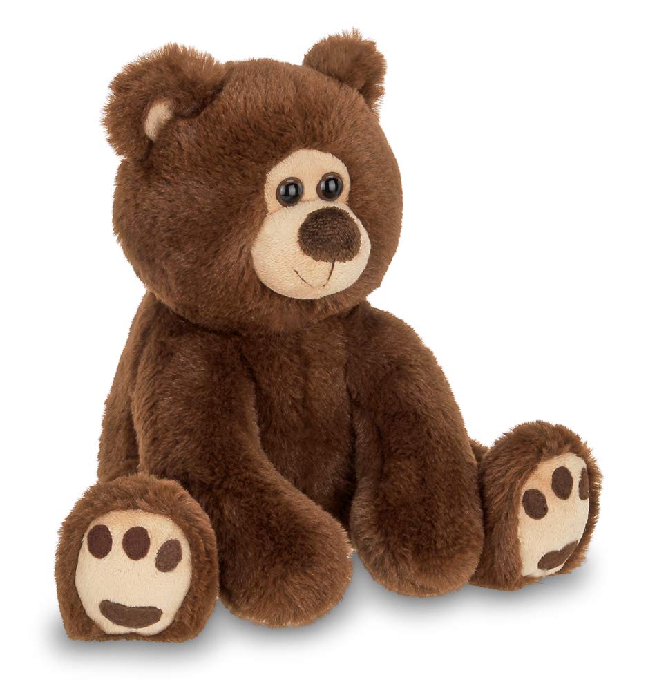 Bearington Lil' Barnaby Chocolate Brown Plush Stuffed Animal Teddy Bear, 11.5 Inches