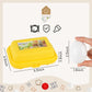 Hansgo Shape Matching Eggs Toys For Toddlers, 6 Easter Egg Toys With Storage Carton, Educational Color And Shape Matching Set