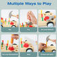 Oujila Wooden Tools Car Set Toy Hammer For Toddlers 2 3 4 5,Stem Montessori Early Educational Construction Toys For Kids, Gift F