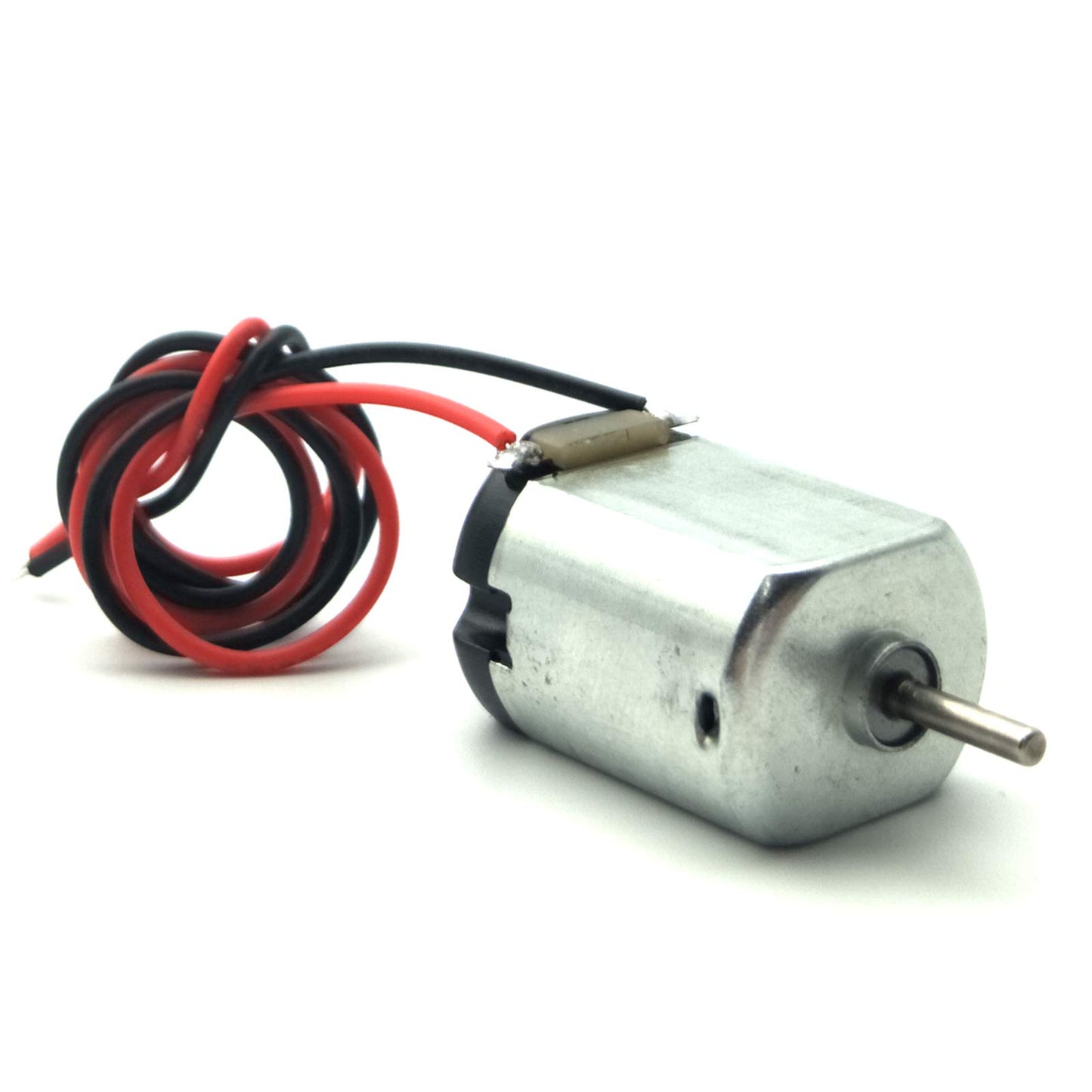 Eudax 5 Pcs Rectangular Dc Motor Mini Electric Motor 1.5-3V 24000Rpm With 9.8' Lead Wires With Motor Mounting Bracket Holder For Diy Toys