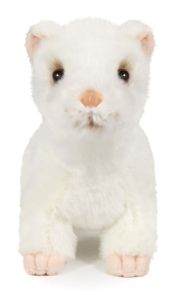 Ice King Bear Ferret Stuffed Animal Plush Toy 12 Inches (White)