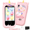Kids Smart Phone Girls Toy: Christmas Birthday Gifts for Girls Age 3-10 - Working Real Play Cell Phone - Toddler Toy Learning Ph