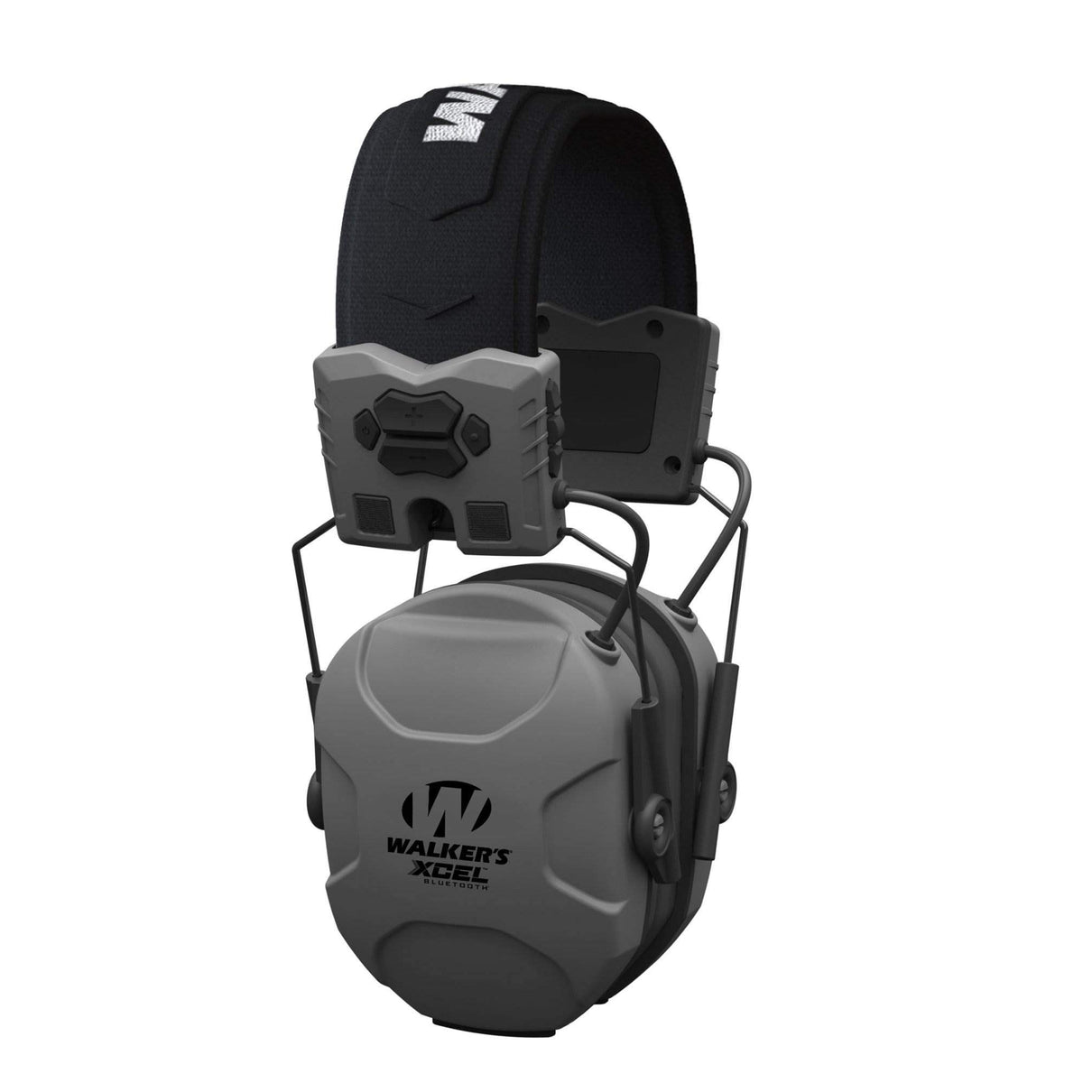 WALKERS XCEL Digital Electronic Muff-26dB NRR Noise Protection Sound Enhancement Shooting Safety Earmuff, 2 AAA Batteries, XCEL