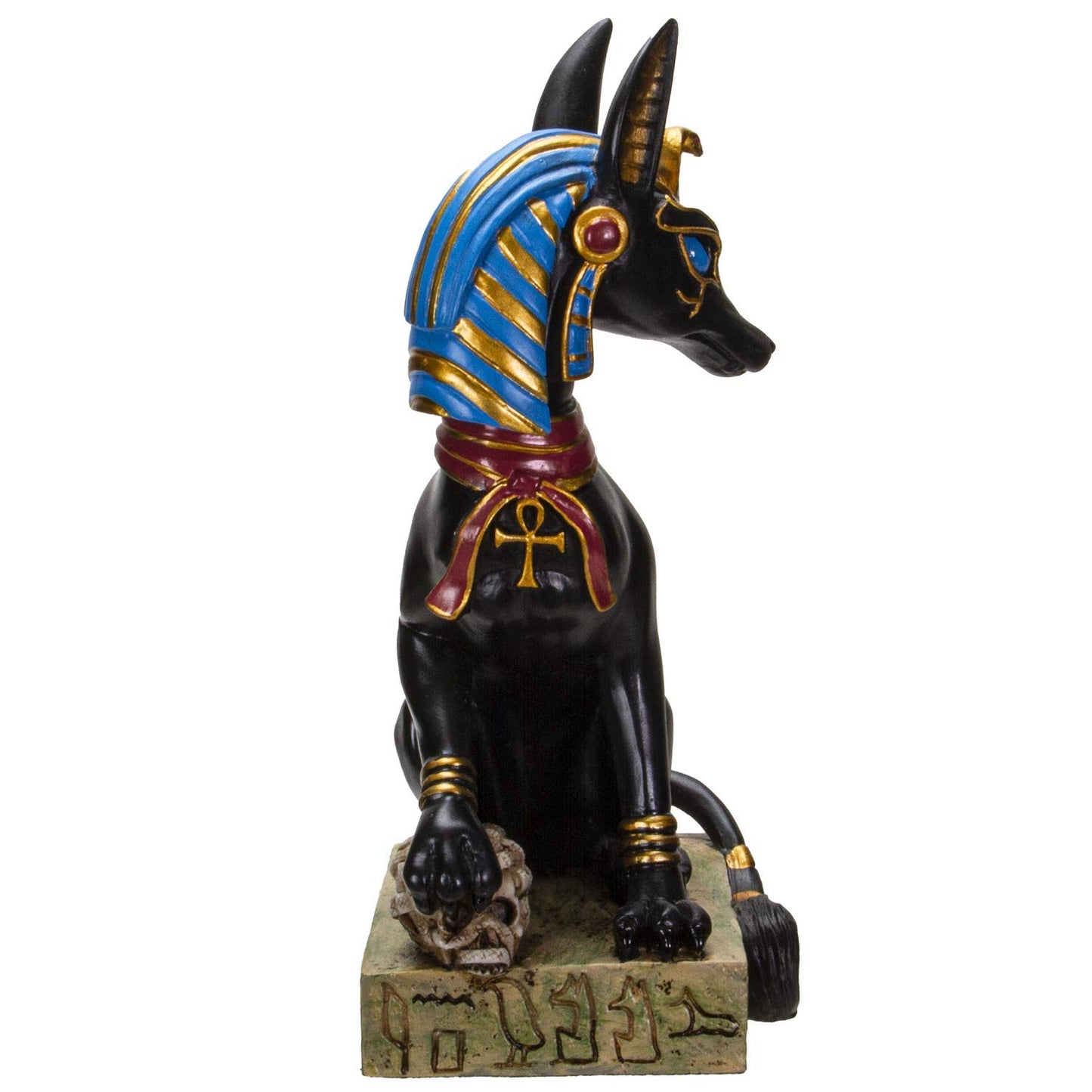 Pacific Giftware Ancient Egyptian God Anubis Sitting Pose Resin Figurine