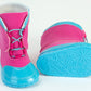 Sophia'S 18' Hot Pink And Aqua Snow Boots