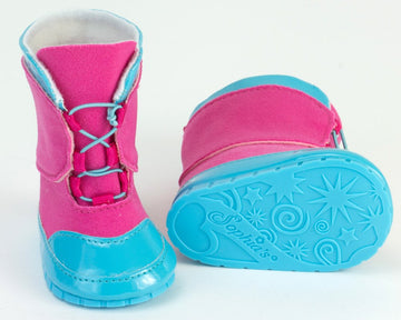 Sophia'S 18' Hot Pink And Aqua Snow Boots