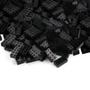 Feleph 320 Pieces 2X4 Black Bricks Classic Building Creative Play Blocks Set Parts Toy Accessories Compatible With 3001 Major Brick Brands (Black)
