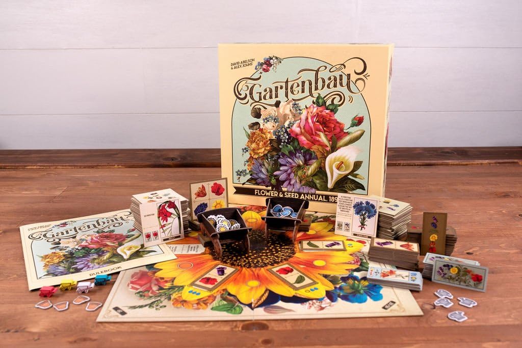Gartenbau , Strategy Board Game Gardening In The 19Th Century, Historical Art , Mensa Select Winner 25Th Century Games