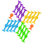 HugOutdoor 18Pcs 4 Colors Suction Cup Toys Darts Kids Bath Sticky Toy Soft Silicone Sucker Building Stacking Block Game Indoor Outdoor tossing Games