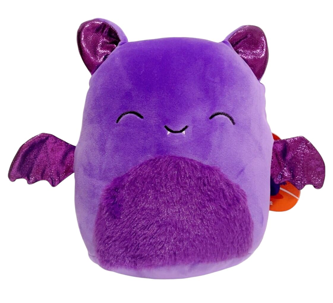 Squishmallows Halloween Plush Toy (8'' Blas The Purple Bat)