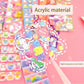 Ruyumei Creative Goo Card Sticker Set for Girls - Complete DIY Scrapbooking Material with Goo Card and Stickers - Fun Toy and Ar