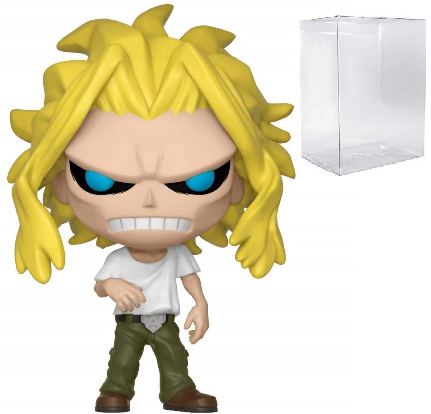 Funko Pop My Hero Academia - All Might (Weakened) Pop! Vinyl Figure (Bundled With Compatible Pop Box Protector Case), Multicolor, 3.75 Inches