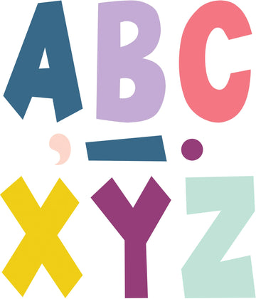 Teacher Created Resources Oh Happy Day 7'' Fun Font Letters (Tcr70100)