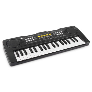Aperfectlife Kids Keyboard Piano, 37 Key Portable Electronic Piano For Kids, Digital Music Piano Keyboard Educational Toys For 3 4 5 6 7 8 Year Old Girls Boys (Black)