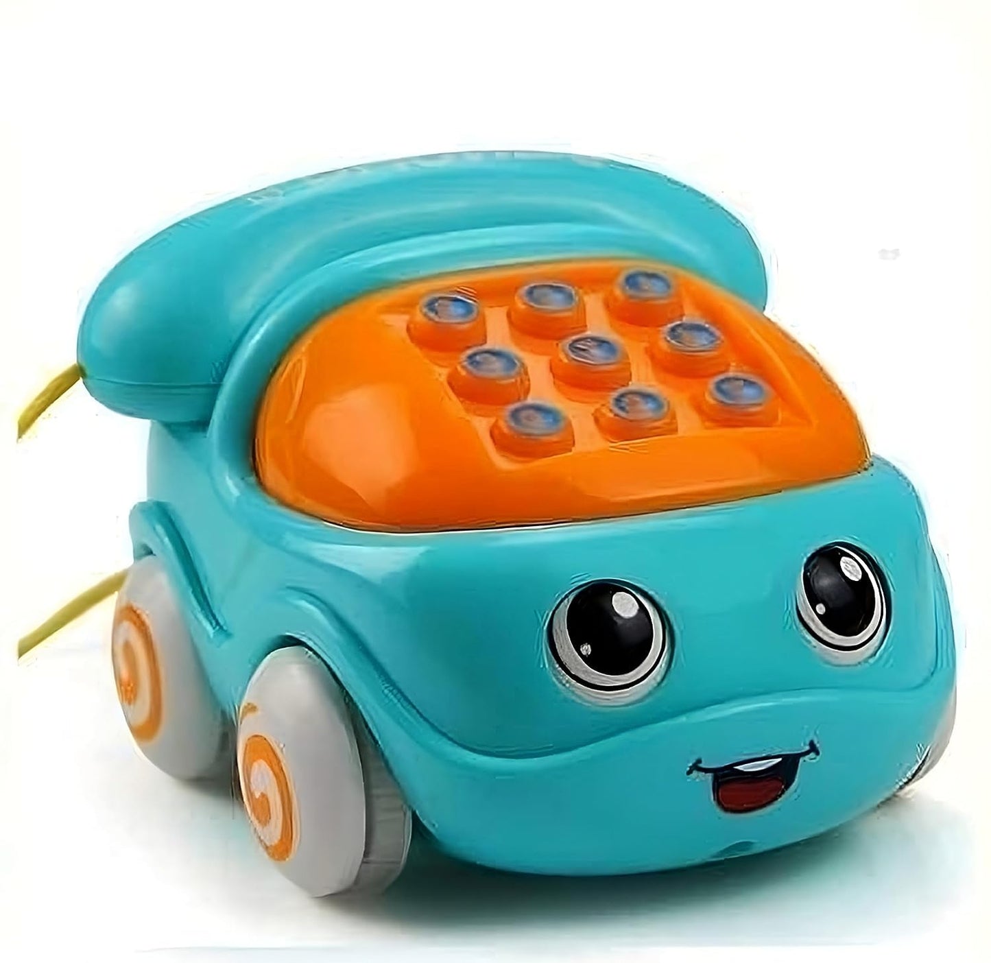 Ascetic Toys Friction Powered Musical Telephone Car Toy (Colour May Vary)(Pack Of 1)
