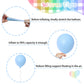 Funhot Pastel Balloons, 60 Pcs Pastel Latex Balloon, 12 Inch Macaron Red Pink Blue Purple Green Yellow Orange Balloon Colorful C