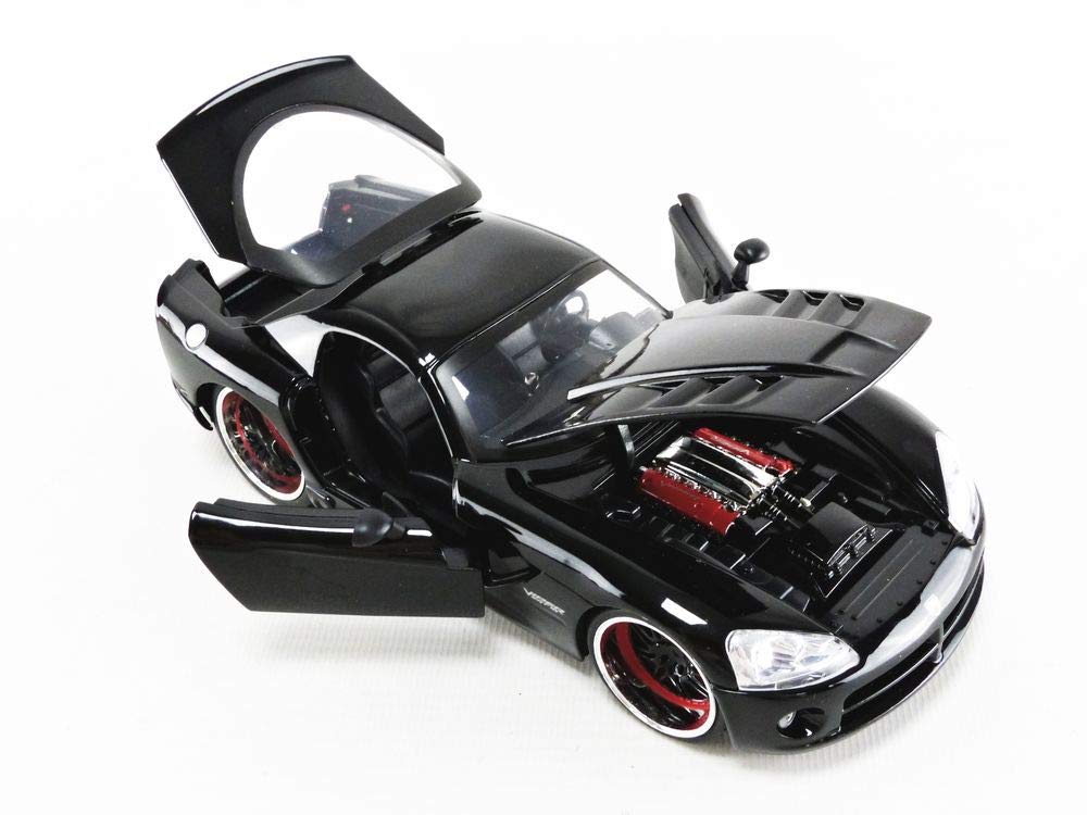 Jada Toys Fast & Furious Lettys Dodge Viper SRT 10 124 Scale Diecast car Black