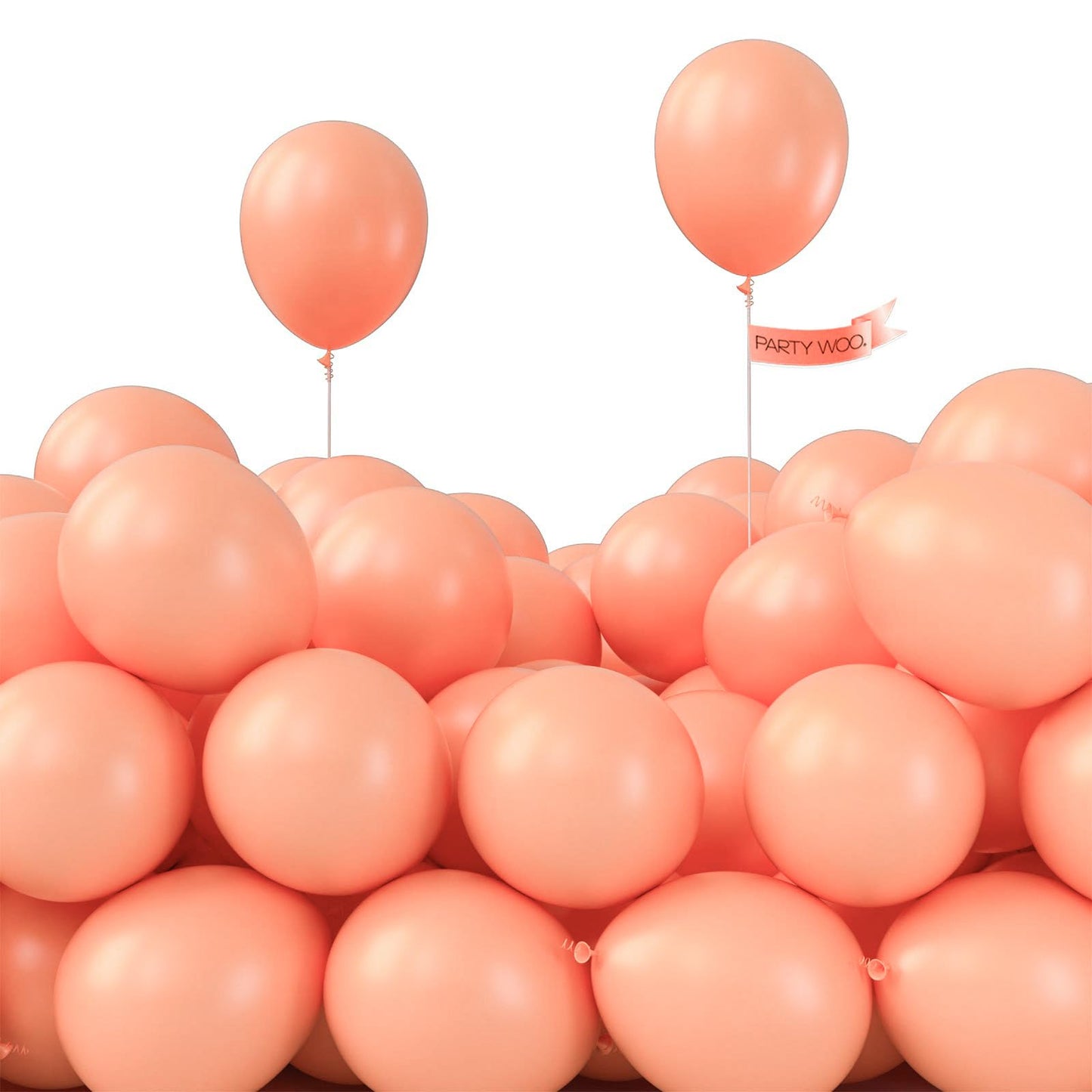 Partywoo Peachy Pink Balloons, 50 Pcs 5 Inch Blush Pink Balloons, Peach Balloons For Balloon Garland Or Balloon Arch As Party Decorations, Birthday Decorations, Baby Shower Decorations, Peach-Y21