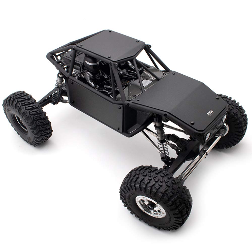 KYX Racing Aluminum Alloy Car Body Panel Kit Car Shell Guard Plate Kit Upgrades Accessories for RC Crawler Car Axial Capra Unlim