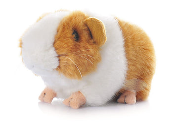Cute Guinea Pig Plush Soft Stuffed Animals Toys 7 Inch (Yellow+White)
