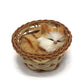 Coolayoung 2Pcs Sleeping Cat In Basket Doll Toy, Mini Kitten In Woven Basket With Meows Sounds Decor For Office Desk Hand Toy Gift For Kids Boys Girls