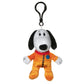 Snoopy In Space 4 Inch Plush Clip | Snoopy In Orange Astronaut Suit