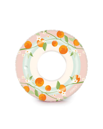 Funboy Giant Inflatable European Resort Tube Float, Donut Style Pool Float, Luxury Raft For Summer Pool Parties And Entertainmen
