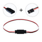 10Pcs 3 Terminal Male to Female Servo Extension Lead Wire Cable 300mm Red White Black for RC Airplane (10Pcs)