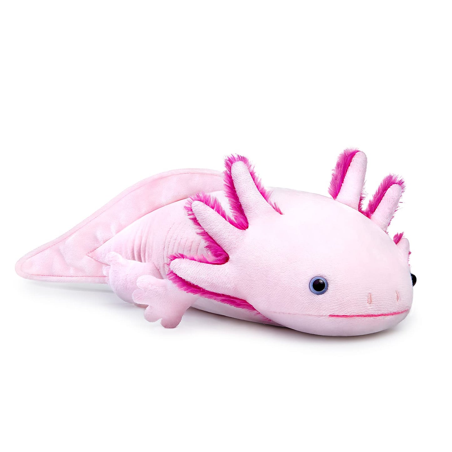 ZHONGXIN MADE Axolotl Plush - 20" Light Pink Stuffed Animal, Realistic Polyester Toy for Kids