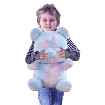 Tie Dye Bears Stuffed Animal Plush Toy - Plushie for Ages 3+ - Super Soft and Cuddly - Good for Girls and Boys, Employees, Colle