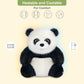 Suzzipals Heatable & Coolable Panda Stuffed Animal, Microwavable Heating Pads, Panda Plush For Companion, Lavender Panda Bear Pl