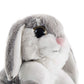 My OLi Plush Bunny Stuffed Animal - 8.5" Gray Polyester Floppy Ear Rabbit Toy for Kids and Girls