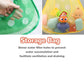 Gofidin Baby Bath Toys Mesh Bag Kids Bathroom Toy Storage Bag Duck Frog Suction Cups Toys Organizer For Kids