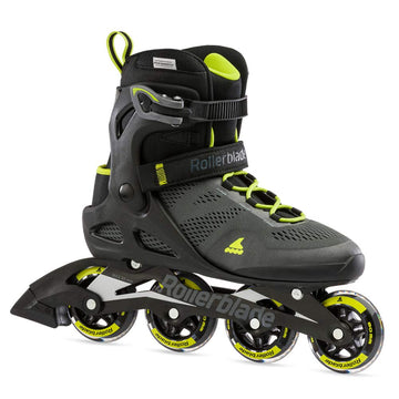 Rollercutting edge Macrocutting edge 80 Men's mature-themed Fitness Inline Skate  Black and Lime  Performance Inline Skates