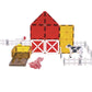 Magna-Tiles Farm Animals 25-Piece Magnetic Construction Set, The Original Magnetic Building Brand